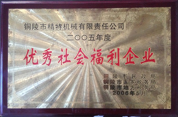 優(yōu)秀社會(huì)福利企業(yè)